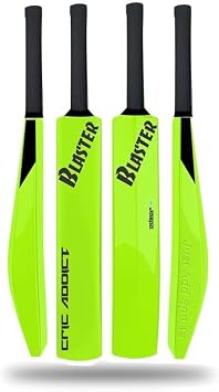 Jaspo Cric Addict Blaster Plastic Cricket Bat Size 5 for Kids,Juniors,Youth,Children Bat Height-30 Inches
