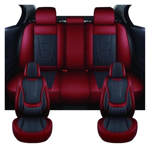 Housses de siège auto respirantes et anti-glisse couleur Red B pour VW Golf