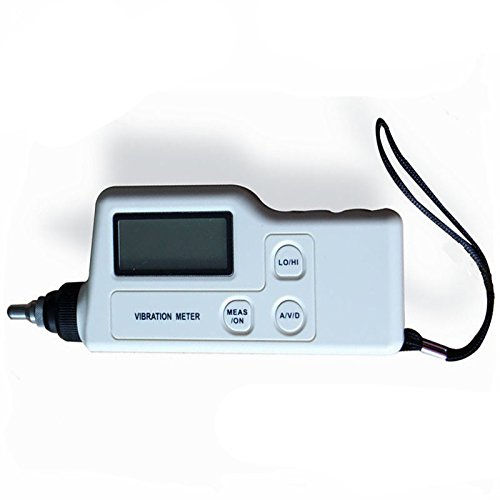 CGOLDENWALL Digitaler Vibrationssensor, tragbar, LCD-Vibrationsmesser, Vibrationsmesser, Analysegerät, Beschleunigungsgeschwindigkeitsmesser
