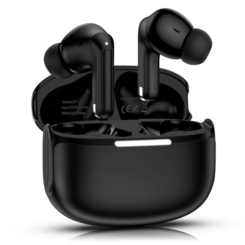 For Samsung Earbuds Wireless Bluetooth 5.4 Headphones Compatible Galaxy A57/A37/S26 Ultra/S26/S26+/A36/A17/A16/S25 FE/S24/Z Flip 7,Stereo Deep Bass Noise Cancelling Wireless Bluetooth Ear Buds Headset