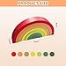 CXNXFD Montessori Arco iris de madera, 7 colores Imagen de CXNXFD Montessori Arco iris de madera, 7 colores