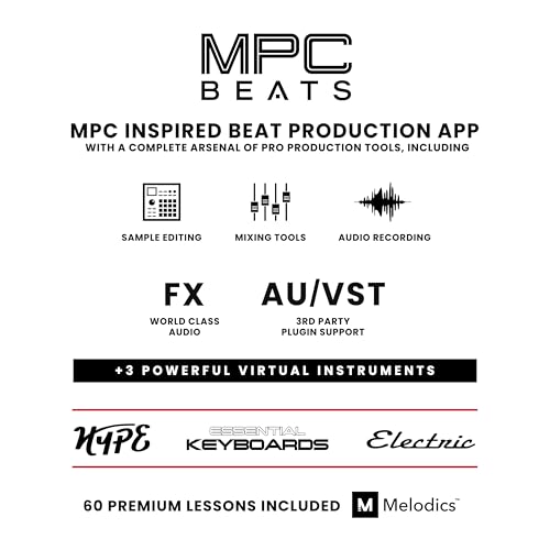Image of AKAI MPK Mini Play MK3: 25-Key Gen-2 Dynamic Keyboard Controller with 8 MPC Drum Pads, 4 Assignable Knobs, Joystick, 100+ Internal Sounds, OLED Display, USB Connectivity, Integrated Speaker