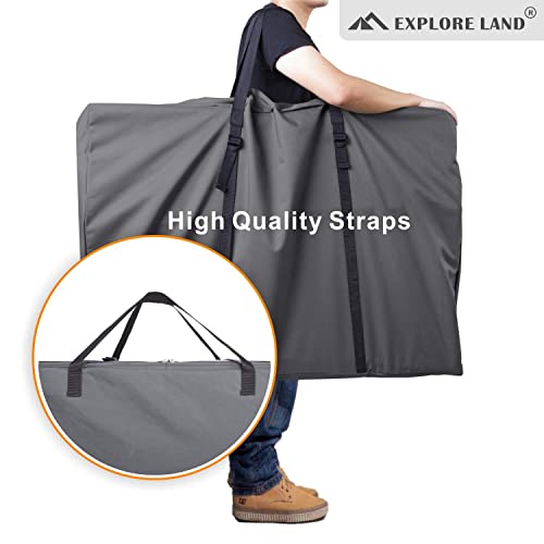 Explore Land Heavy Duty Chair Storage Bag For Folding Longue Chair, Zero Gravity Chair, Light Weight Transport Chair, Folding Rollator Walker (Gray) #TOP2