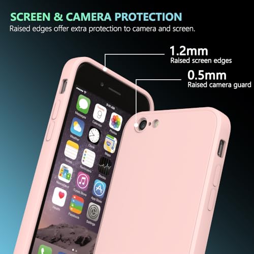 Image of for iPhone 6S Case Pink, Scratch Resistant with Soft Touch, Slim Thin Phone Cover for iPhone 6 4.7 inch