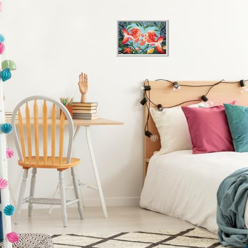 CreArt Kids 31x21cm Bisous de poissons Kit de peinture par numéros Numéro d'Art Dès 25853 Ravensburger - vue 8