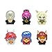 Miraculous Ladybug Blind Ball Party Favors - Bundle With 5 Mash'Ems Mini Figures Mystery Toys Plus Stickers | Figurines for Kids, Boys, Girls