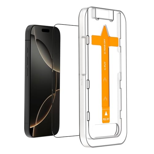 Image of DailyObjects ZeroBubble QwikInstall Screen Protector with Applicator Tray | Compatible with iPhone 16 Pro