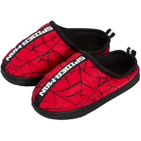 SPIDER-MAN Quilted Boys Slippers Black Cover
