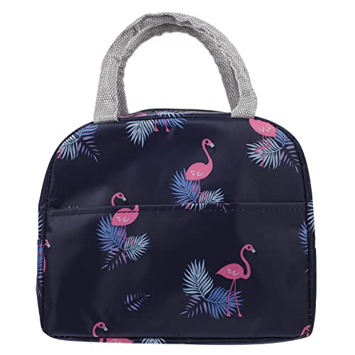 VALICLUD 1 Pc à Main Pratique Portable à Main Conteneur Transportant des Aliments Motif Transporteur Trousse de Toilette Mode Cosmétique Toile Isolation pour Isotherme Cover
