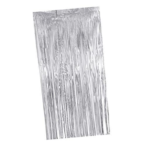 RORPOIR Decorations for Party Silver Tassel Skirt Table Skirt Decor Photo Backdrop