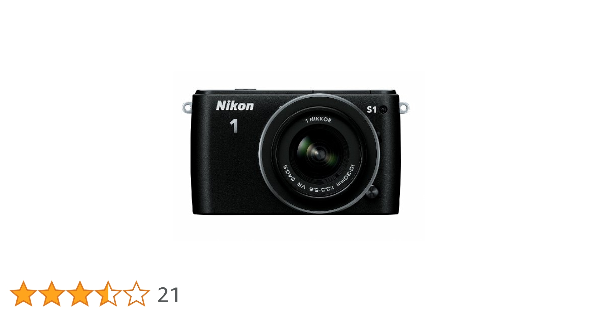 Nikon1 S1 ボディ ミラーレス 動作確認済み外観も大きなアタリやスレなし Amazon | Nikon ミラーレス一眼 Nikon 1 S1 ボディー ブラック
