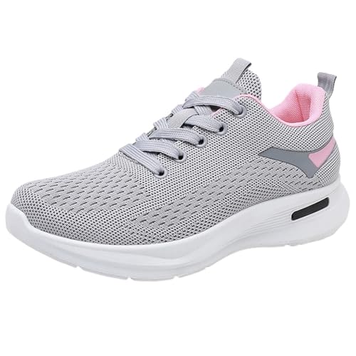 Baskets décontractées femme légères et chaussures athlétiques à lacets