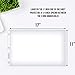 11 x 17 Sheet Protectors, Landscape View, 25 Pack, Side Loading, Protect, Store and Display 11X17 Paper, Photographs, Prints, and Documents