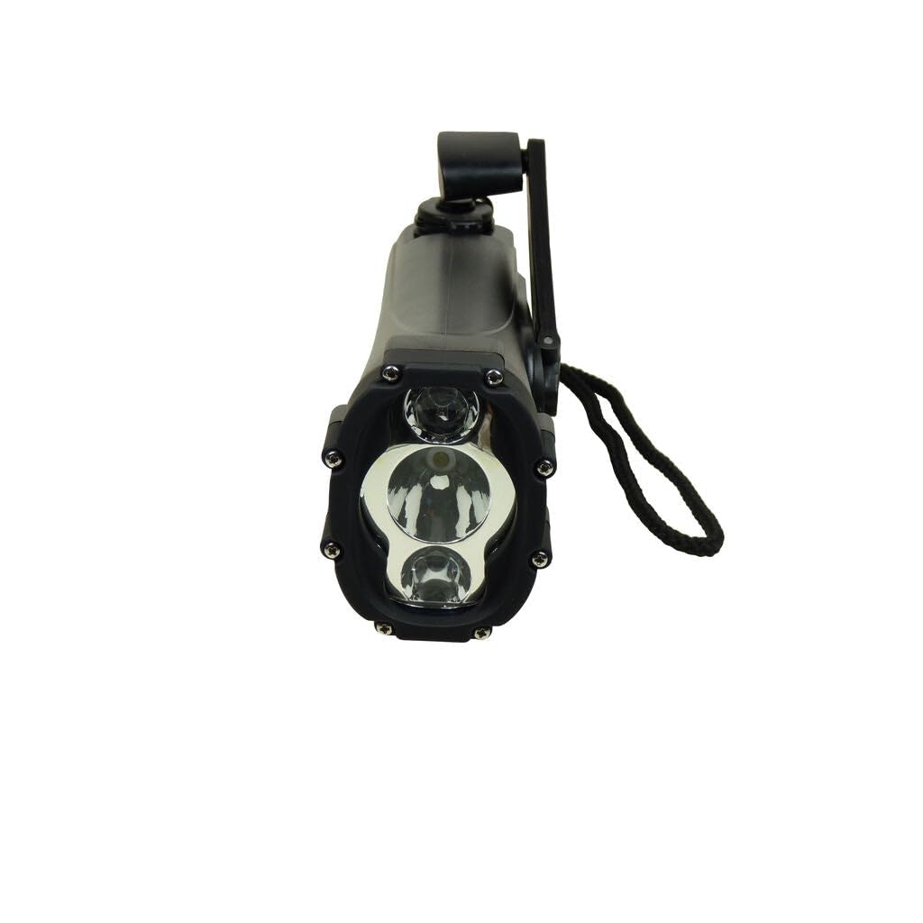 Power Plus Shark Torche à manivelle 1W LED