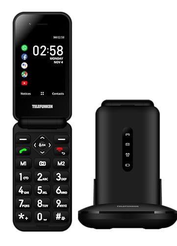 Telefunken S740 Teléfono Móvil, Negro