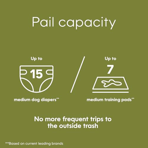 Pet Genie Pail | Dog Waste Disposal System for Outdoor and Indoor Odour Control | Dog Poop Trash can | Includes 1 Square Refill Bag That Lasts up to 2 Months - Image 7