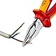 KNIPEX Spitz-Kombizange isoliert mit Mehrkomponenten-Hüllen, VDE-geprüft verchromt 185 mm, 08 26 185