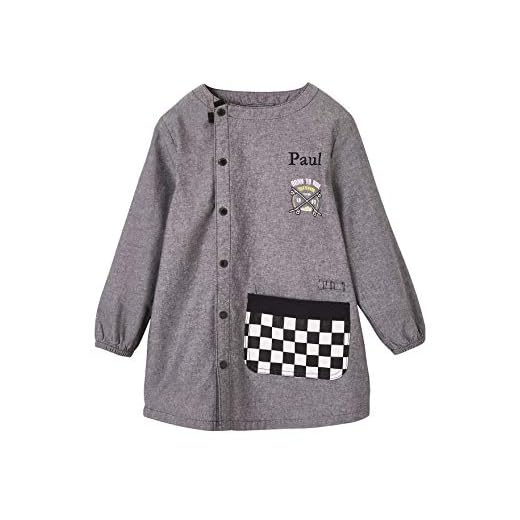 VERTBAUDET Bata escolar niño personalizable con motivo skate GRIS OSCURO LISO 6A