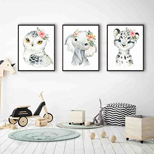 Image of 6 Pack Animal Cross Stitch Kits for Adults - Stamped Crossstitching Kits Preprinted 11 Count Cross-Stitch Kit for Beginner, 11CT Prestamped Easy Pattern Needlepoint Kits Crafts for Decor 9.8x13.8inch