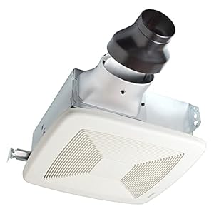 Broan-NuTone LP80 ENERGY STAR Certified LoProfile 4″ Bath Ventilation Fan, 1.0 Sones, 80 CFM White Exhaust Fan