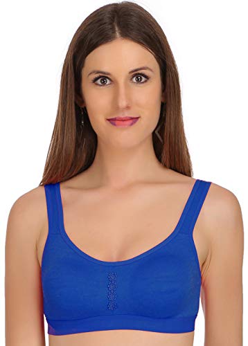 Image of FIMS - Fashion is my style Women?s Cotton Lycra Molded Cup Sports Bra Gym Bra Yoga Bra Running Bra Sports Bra Sports Bra for Women for Gym Sports Bra for Girls Sports Bra for Women Pack of 1