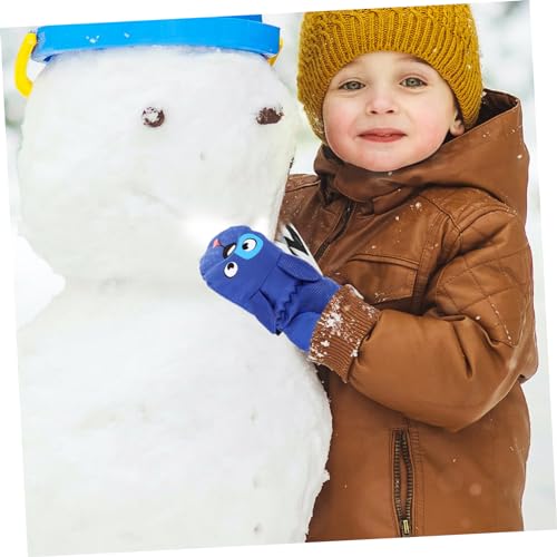 SUPVOX 1 Par Meninos Luvas De Esqui Luvas Esportivas Luvas De Patinação No Gelo Para Crianças Luvas