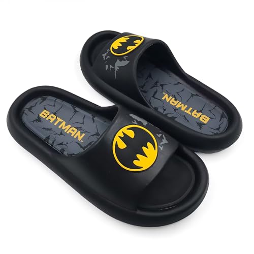 Ground Up Batman Classic 90s Logo Flip Flop Comfort Slide Sandals