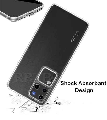 Image of Soft Silicone TPU Back Cover Compatible with Vivo V30 Pro