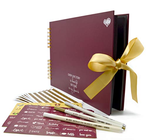 Preisvergleich Produktbild Scrapbook, 80 Seiten purpurrot