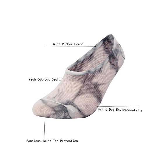 EABERN No Show Socks Womens Low Cut Non Slip Breathable Boat Liner Invisible Casual Socks4