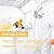 Paint Sprayer 1000W High Power Electric Spray Paint Gun with Adjustable Spray Width Knob 4 Nozzles and 3 Patterns Easy to Clean for Furniture Home Interior House Painting Yellow