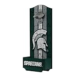 FOCO Michigan State Spartans NCAA Wooden Bottle Cap Opener Sign