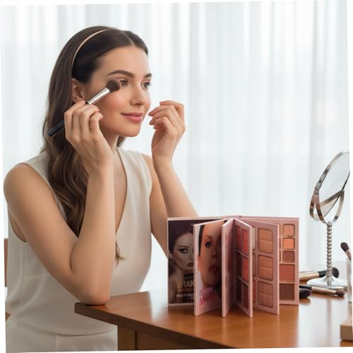 Libro de maquillaje multicolor para evitar cargar estuches sueltos 6