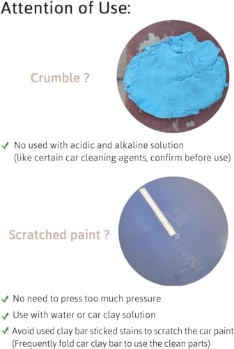 Wildauto WA-CLAYBAR-BLUE-01 Car Clay Bar, Detailing Clay Bar 2Pcs 100G Auto Magic Clay Bar Cleaner thumb #4