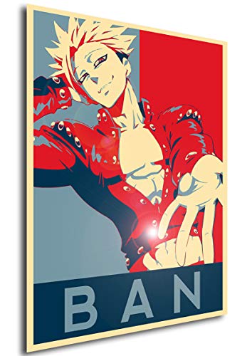 Instabuy Poster Seven Deadly Sins Propaganda Ban - A3 (42x30 cm)