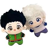 MABAIUDE Killua Plush GON·Freecss Plush, 12cm Anime Plushies Hisoka Soft Figure Killua Zoldyck Plushies Stuffed Pillow Cushion Decoration Gifts