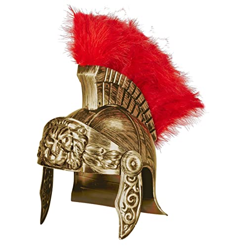 W WIDMANN MILANO Party Fashion - Casque romain antique, Chapeau de soldat, Coiffe de gladiateur, Casque, Accessoire