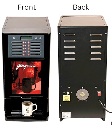Image of Smart Taurus Coffee & Tea Vending Machine - 4 Canisters | Instant Premix Dispenser for Home & Office | Customizable Hot Beverages
