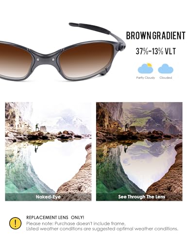 Image of BLAZERBUCK Anti-salt Polarized Replacement Lenses & Sock Kit for Oakley Juliet Sunglass