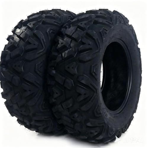 TUFFIOM 26x11-14 ATV Tires Set of 2 for All Terrains, Mud Sand Off-road ATV UTV Tire for Trail Vehicles, 6 PR, Deep Tread, Tubeless