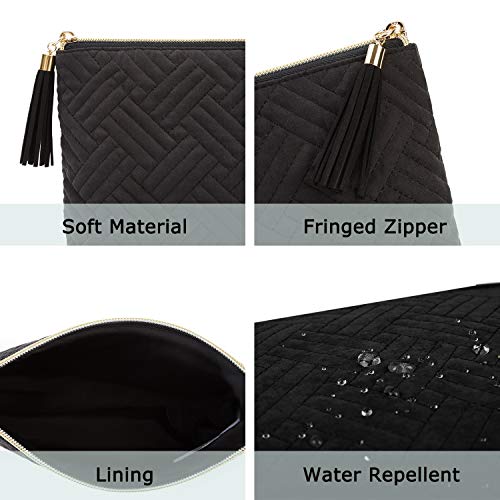 Bagsmart Small Cosmetic Bag, 2Pcs Pink Makeup Bags,Makeup Pouch For Purse,Travel Cosmetic Organizer For Makeup Brushes Lipsticks Electonic Accessories #TOP5