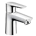 Produktbild hansgrohe Wasserhahn Talis E CoolStart (Armatur mit Auslauf Höhe 80mm und Zugstangen-Ablaufgarnitur) Chrom