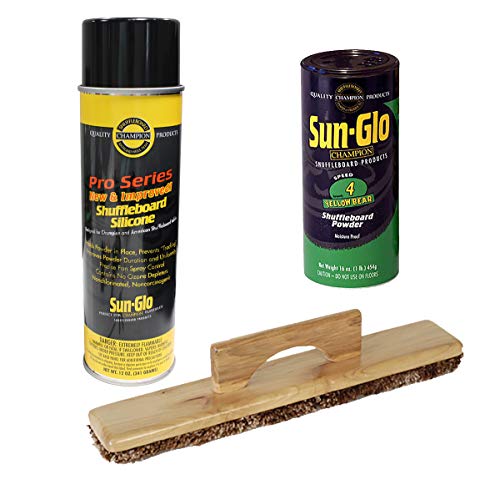 Sun-Glo 1 Can #4 Yellow Bear Wax, Sweep, Silicone Spray