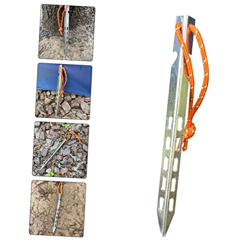 Clavos de camping VANZACK para terrenos de acampada duros y pedregosos 5