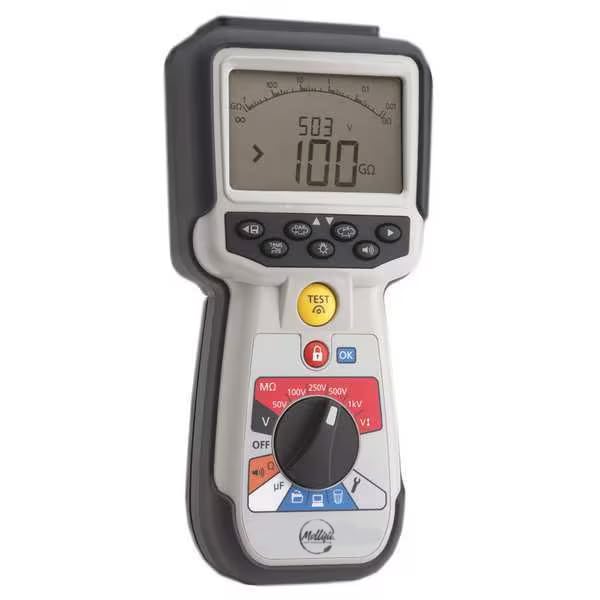 Battery Operated Megohmmeter, 1000VDC, Mfr: MIT430/2-A