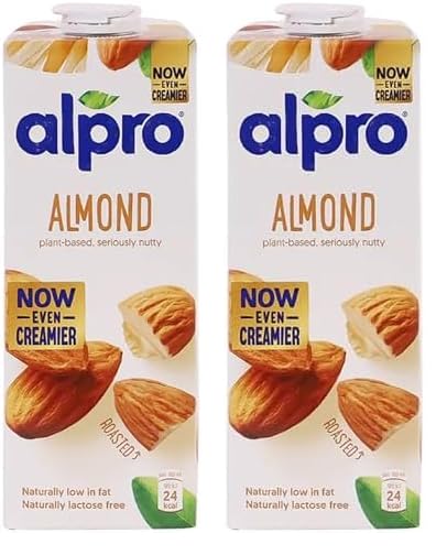 Alpro Şekersiz Badem Bitki Bazlı İçecek 1 L 2li paket