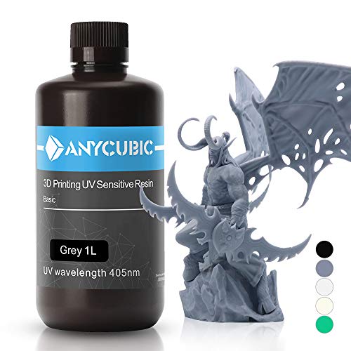 ANYCUBIC 3D Printer Resin, 405nm SLA UV-Curing Resin with High Precision and Quick