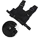 Funk Schulterholster Brustgurt Halter Weste, Hochwertiges Walkie-Talkie Doppel Brustgurt Front Pack Tasche für Feuerwehr und Militär