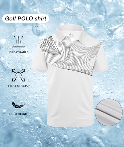 Image of ZITY Golf Polo Shirts for Men Short Sleeve UPF 50+ Athletic Tennis T-Shirt
