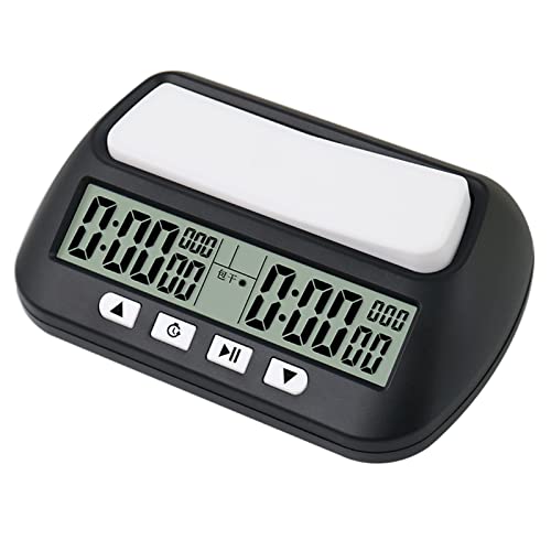 DGFJY Professional Chess Clock Count Up Down Timer Board Game Stopwatch Compact Digital Watch Competition Hour Meter Competition Hour Meter